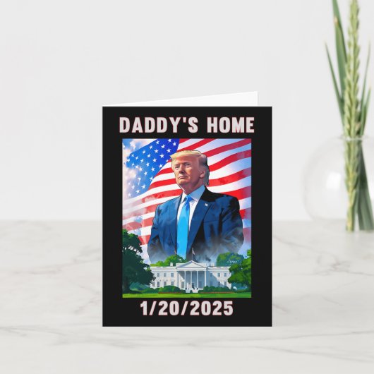 おやじの帰宅 ドナルド・トランプ 2024 カード (正面)