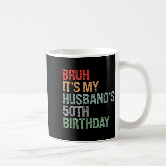 おやじの50歳の誕生日おめでとう コーヒーマグカップ (右)