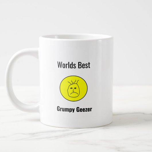 おやじギャグ 父の日 ジャンボコーヒーマグカップ (左)