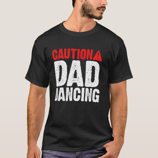 おやじダンス注意 Tシャツ (正面)