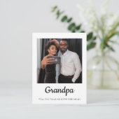 おやじ座の人の下まで歩いて行って ポストカード (スタンド正面)