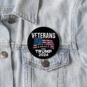 おやじ 祖父 退役軍人 トランプ2024 アメリカ国旗 缶バッジ (インサイチュ)