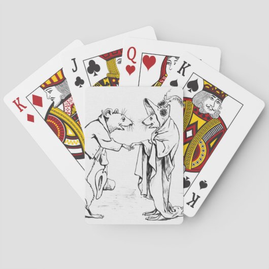 おやすみなさいのネズミ トランプ (裏面)