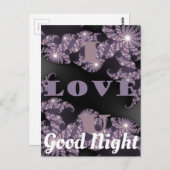 おやすみなさい素敵な夕べを持賛美っている ポストカード (正面/裏面)