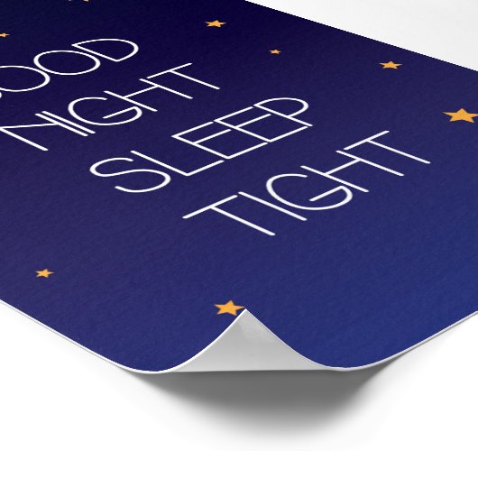 おやすみなさい ぐっすりね 名言ポスター ポスター (角)