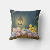 おやすみなさい！，アヒル，子豚，フロッグレット クッション (裏面)