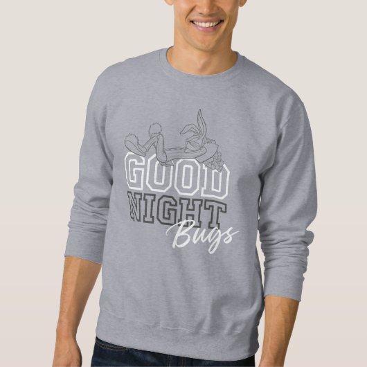 おやすみなさい バッグスバニー™ スウェットシャツ (正面)
