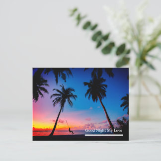 おやすみなさい ポストカード