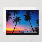 おやすみなさい ポストカード (正面/裏面)