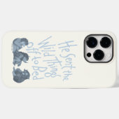 おやすみなさい、ワイルドなものたちよ - 青 Case-Mate iPhoneケース (裏面 (横))