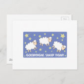 おやすみなさい。羊タイト！ ポストカード (正面/裏面)