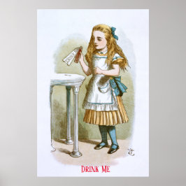 『おやすみのアリス』より「Drink Me」 ポスター