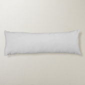 おやすみのゴージャスで甘い夢の柔らかいかわいそうな灰色 ボディピロー (裏面)