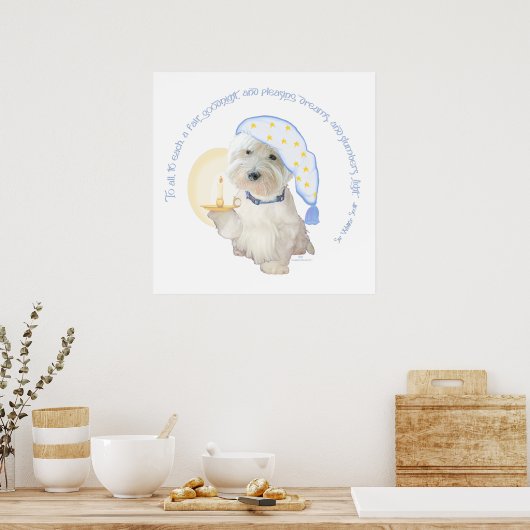 おやすみブルー ポスター (キッチン)