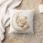 おやすみムーンベアの赤ちゃんベビーまくら クッション (ブランケット)