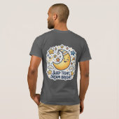 おやすみムーン＆スターズ　～空想の天体をモチーフにした子供服～ Tシャツ (裏面フル)