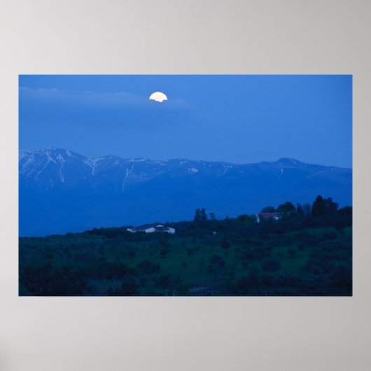 おやすみ月 ポスター (正面)