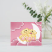 おやすみ熊！グッドナイトベアはがき ポストカード (スタンド正面)