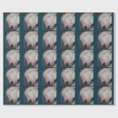 おやすみ、ぐっすり、ばか犬 ラッピングペーパー (フラット)