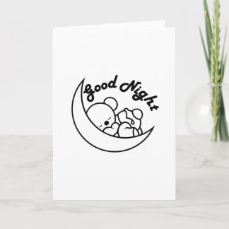 おやすみ カード