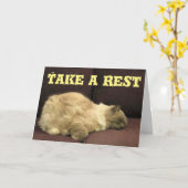 おやすみ、カード カード (黄色い花)