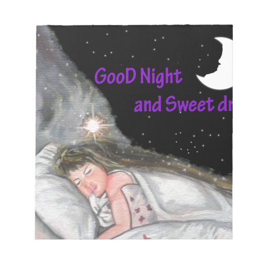 おやすみ ノートパッド (正面)