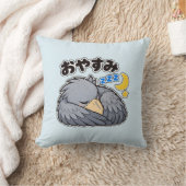 おやすみ ハシビロコウ | Sleeping Shoebill クッション (ブランケット)