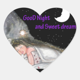 おやすみ ハートシール