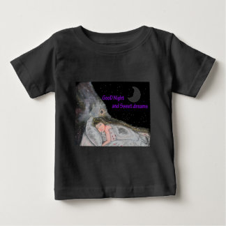 おやすみ ベビーTシャツ