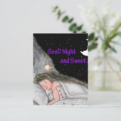 おやすみ ポストカード (スタンド正面)