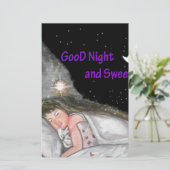 おやすみ 便箋 (スタンド正面)