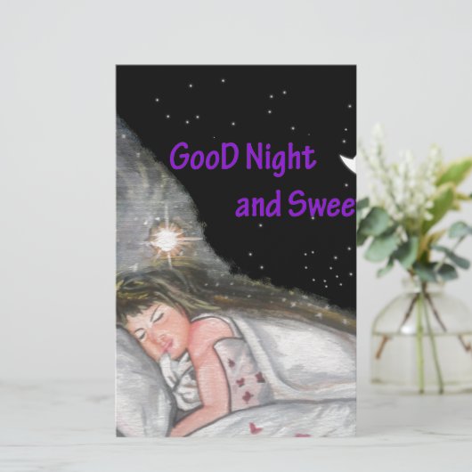 おやすみ 便箋 (スタンド正面)