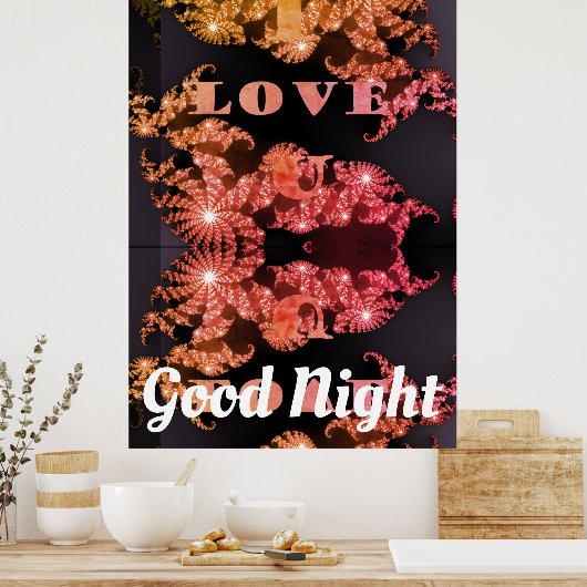 おやすみ　愛してる　スイートドリームス ポスター (キッチン)