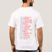おやっ! それらはどこで駐車しますか。 (旅行の版) Tシャツ (裏面)
