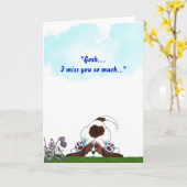 "おやっ….私はそんなに恋しく思います… " カード (黄色い花)