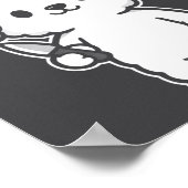 おやつが欲しい犬の面白いミーム ポスター (角)