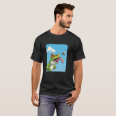 おやつにハエを捕まえたカエルのコスチューム Tシャツ (正面フル)