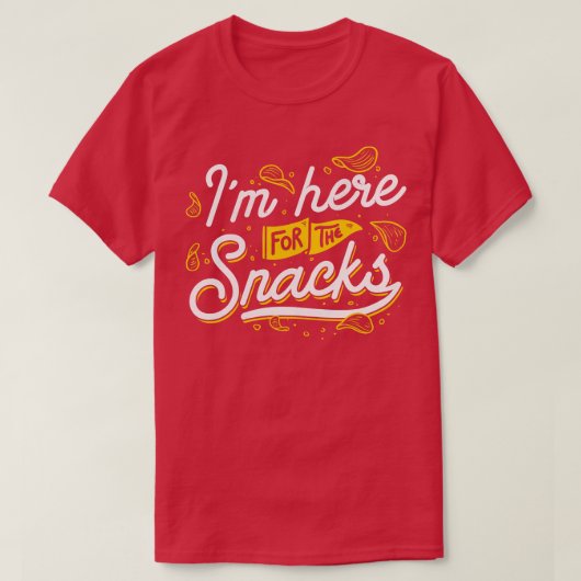 おやつに来たよ Tシャツ (デザイン正面)