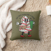 おやつに見えるクリスマスツリーケーキ クッション (ブランケット)