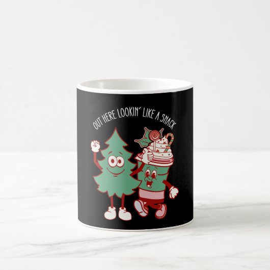 おやつに見えるクリスマスツリーケーキ コーヒーマグカップ (中央)