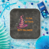 おやつのための時間だ、ハッピーハローウィン ペーパープレート (パーティー)