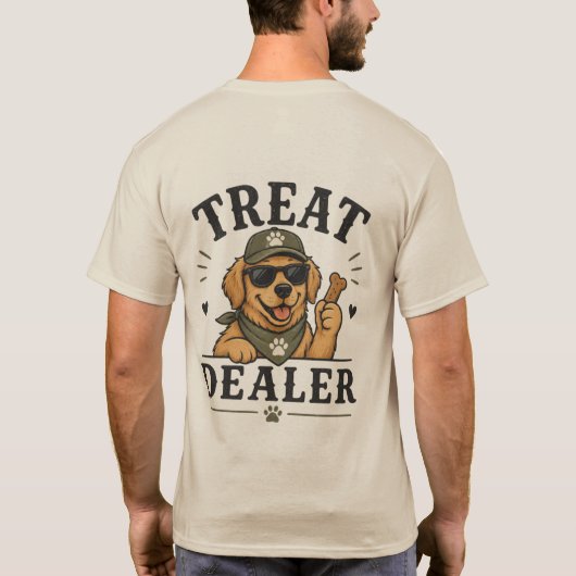 おやつのディーラーTシャツ Tシャツ (裏面)