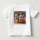 おやつの到着を今か今かと待っているよ ベビーTシャツ (裏面)