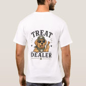 おやつディーラー 笑えるドッグTシャツ Tシャツ (裏面)