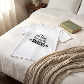 おやつ中毒者の名言Tシャツ Tシャツ