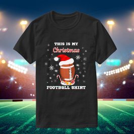 おやつ付きクリスマス フットボールTシャツ Tシャツ