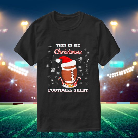 おやつ付きクリスマス フットボールTシャツ Tシャツ