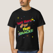 おやつ目当てだけどパーティーTシャツ Tシャツ (正面)