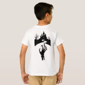 "おやつ目当てです" Tシャツ (裏面フル)