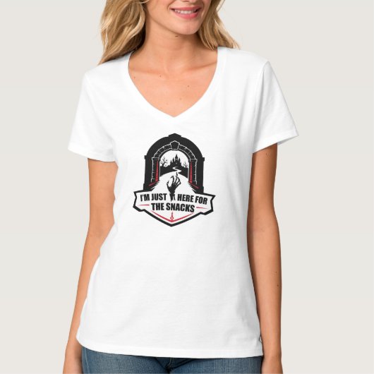 おやつ目当てです Tシャツ (正面)